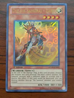 Yu-Gi-Oh! The Six Samurai - Zanji RYMP-EN092 Ultra Rare 1st Edition LP - Image 1