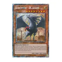 Yu-Gi-Oh! Judgment Dragon (Platinum Secret Rare) - Quarter Century Bonanza - Image 1