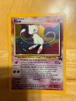 2000 Pokemon Card WOTC Pokemon League Promo #9 Mew HOLO in excellent condition - Image 2