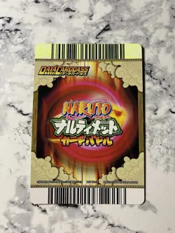 Naruto Trading Card Data Cardass TCG Foil Secret Rare 024 Kakashi Hatake READ - Image 2