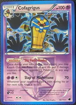 Cofagrigus (Team Plasma) 56/116 Plasma Freeze Holo - Pokemon Card - Image 1