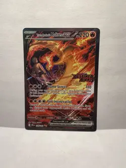 Pokemon TCG Team Rockets Moltres EX Destined Rivals Card 229/182 Stamped - Image 3
