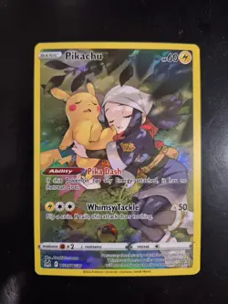 Pikachu - TG05/TG30 - Pokemon Lost Origins Trainer Gallery Holo Rare Card NM - Image 1