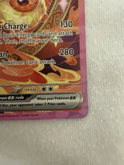 Pokemon TCG Flareon EX Prismatic Evolutions Sir Holo Card 146/131 - Image 3