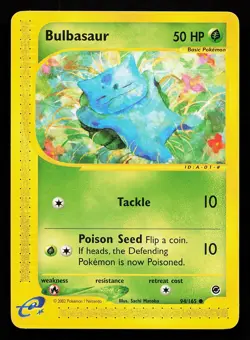 Bulbasaur 94/165 Common Non-Holo Expedition Pokemon Card - Image 1