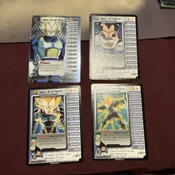Vegeta 1-3 + HT Cell Saga DBZ CCG Personality Card Set Dragon Ball Z Unlimited - Image 1