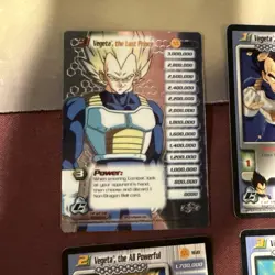 Vegeta 1-3 + HT Cell Saga DBZ CCG Personality Card Set Dragon Ball Z Unlimited - Image 2