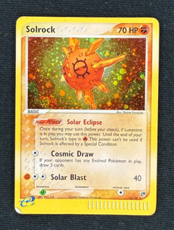 SOLROCK *Holo Rare* (LP) - Sandstorm 13/100 - Pokemon Trading Card Game - Image 1