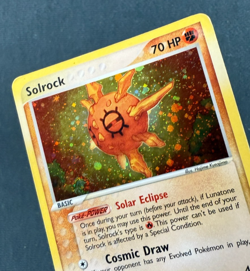 SOLROCK *Holo Rare* (LP) - Sandstorm 13/100 - Pokemon Trading Card Game - Image 4