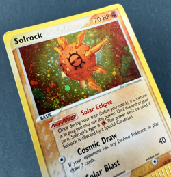 SOLROCK *Holo Rare* (LP) - Sandstorm 13/100 - Pokemon Trading Card Game - Image 5