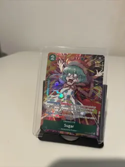 One Piece CCG SUGAR OP04-024 SR Alt Art Super Rare Card NM Kingdoms of Intrigue - Image 1