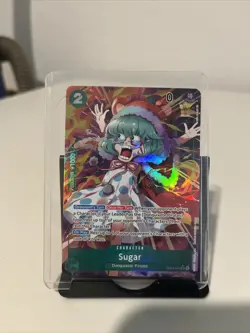 One Piece CCG SUGAR OP04-024 SR Alt Art Super Rare Card NM Kingdoms of Intrigue - Image 2