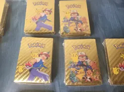 Pokemon 55pcs Gold Foil Pack Cards Lot Of 29 Sealed - Image 3