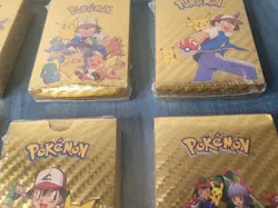 Pokemon 55pcs Gold Foil Pack Cards Lot Of 29 Sealed - Image 4