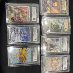 Lot Of 7 CGC Graded Pokemon Cards - Image 1