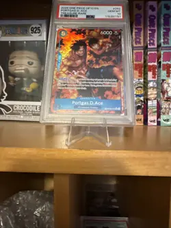 One Piece CCG Royal Blood OP10 Portgas.D.Ace Treasure Rare Card OP08-052 English - Image 1