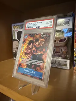 One Piece CCG Royal Blood OP10 Portgas.D.Ace Treasure Rare Card OP08-052 English - Image 2