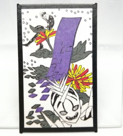 Melone Babyhead JoJo's Bizarre Adventure Golden Wind Hanafuda JUMP Magazine Card - Image 1