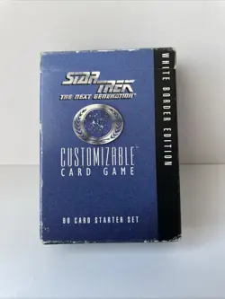 STAR TREK: The Next Generation CUSTOMIZABLE CARD GAME 60 CARD STARTER SET - Image 1