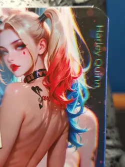 1/1 Only 1 Made Harley Quinn Pretty Model NSFW Topless Lonestar Customs Card - Image 4
