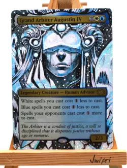 Grand Arbiter Augustin IV Alter MTG hand painted altered magic the gathering EDH - Image 1