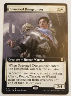 Seasoned Dungeoneer CLB #610 Extended Art Rare NM+ - Image 1