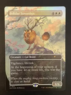 Felidar Sovereign (1827) (Rainbow Foil) Secret Lair Drop Foil - Image 1