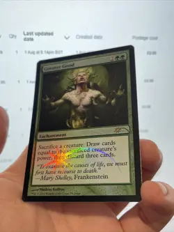 1X FOIL JUDGE Greater Good NM MTG Magic J14 Promo Green Commander Staple EDH - Image 5