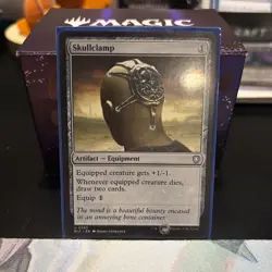 MTG x1 Skullclamp Commander: Bloomburrow Regular NM - Image 1