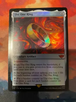 MTG Lord of the Rings The One Ring Foil - Image 1