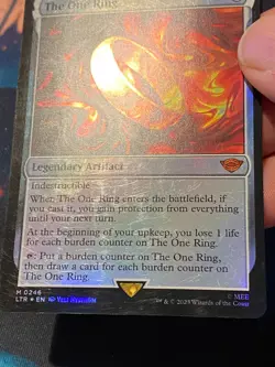 MTG Lord of the Rings The One Ring Foil - Image 3