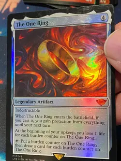 MTG Lord of the Rings The One Ring Foil - Image 4