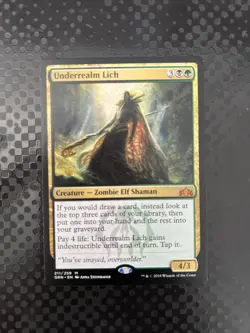 MTG Rare Mythic Underrealm Lich x 1 NM - Guilds of Ravnica - Image 1