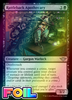 x1 Rattleback Apothecary OTJ MTG 100 FOIL UNCOMMON M/NM 1x - Image 1
