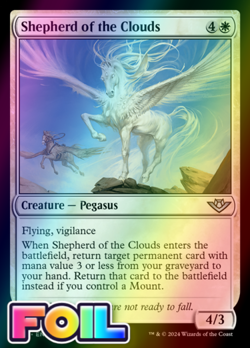 x1 Shepherd of the Clouds OTJ MTG 28 FOIL UNCOMMON M/NM 1x - Image 1