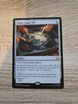 MTG Avatar M White Lotus Tile #0262 - Image 1