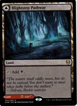 MTG: Kaldheim: Blightstep Pathway: Lightly Played Condition - Image 1