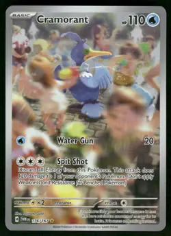 Cramorant 176/167 Illustration Rare Holo NM Pokemon SV06: Twilight Masquerade - Image 1