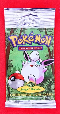 1999 Pokemon Jungle Booster Pack - Wigglytuff - Long Crimp - Factory Sealed - Image 1