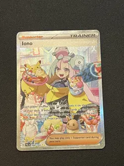 Iono 269/193 Sv02: Paldea Evolved Special Illustration Rare, Pokemon TCG, NM. - Image 1