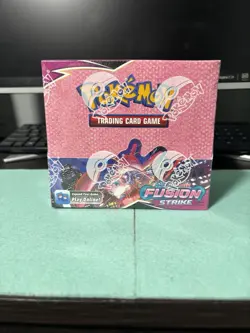 Pokemon TCG Sword & Shield Fusion Strike Booster Box New Sealed + Soft Case - Image 2