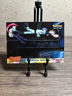 Pokemon TCG Meowth Times Two Pokemon Topps Mewtwo Strikes Back 23-LP!! - Image 1