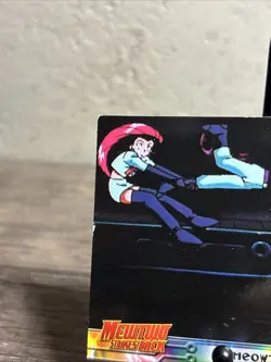 Pokemon TCG Meowth Times Two Pokemon Topps Mewtwo Strikes Back 23-LP!! - Image 2