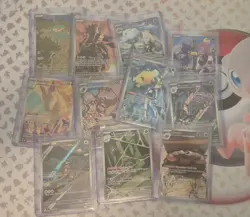 Pokemon Destined Rivals Lot Of 11 IRs Misty's Psyduck More All Nm - Image 1
