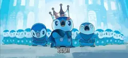 Pokemon anime watakatz pok mon diamond pearl piplup Pad Gaming Mat Desk - Image 1