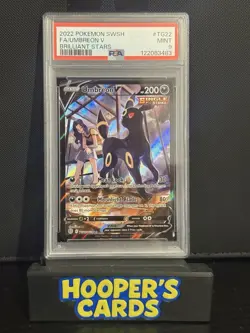 PSA 9 Umbreon V TG22/TG30 | Pokemon TCG SWSH Brilliant Stars Trainer Gallery - Image 1