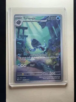 Tirtouga 106/086 Black Bolt Holo Illustration Rare Near Mint English BLK Pokemon - Image 1