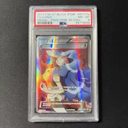PSA 8 NM-MT 2017 Pokemon XY Premium Trainer Collection Full Art Karen #XY177a - Image 1
