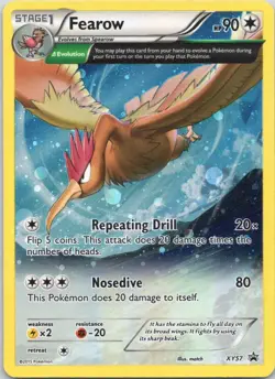 2015 XY, Promos - XY Promos Fearow HOLO FOIL RARE #XY57 - Image 1