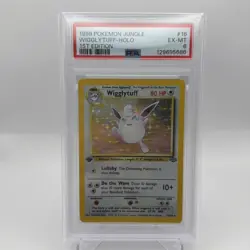 1999 POKEMON JUNGLE 1ST EDITION #16 WIGGLYTUFF-HOLO PSA 6 - Image 1